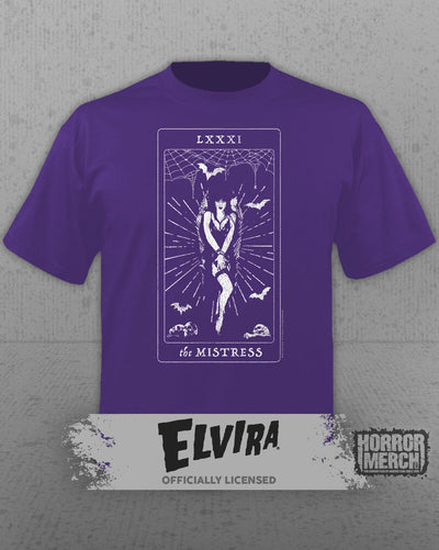 Elvira - Tarot Card Mens Shirt (Purple)