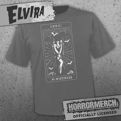 Elvira - Tarot Card (Gray) Mens Shirt