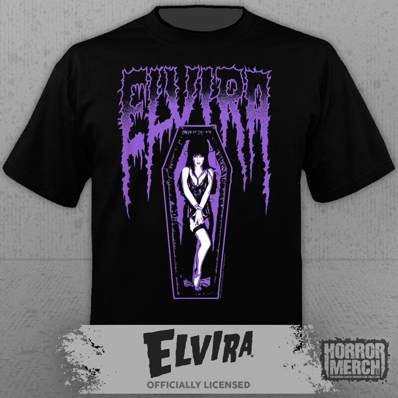 Elvira - Coffin Art Womens Shirt