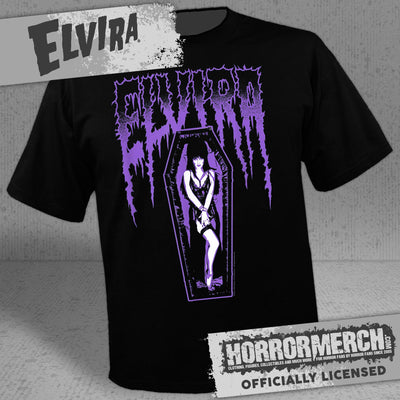 Elvira - Coffin Art Mens Shirt