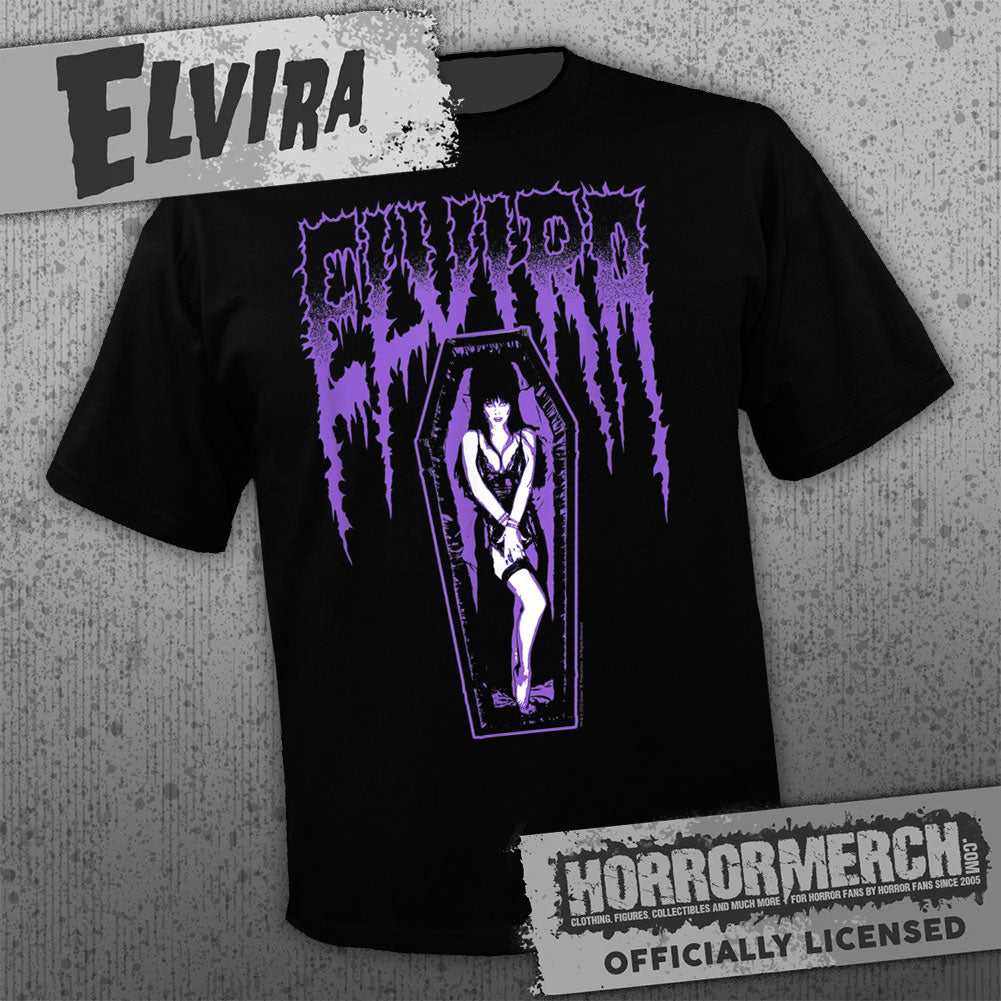 Elvira - Coffin Art [Womens Shirt]