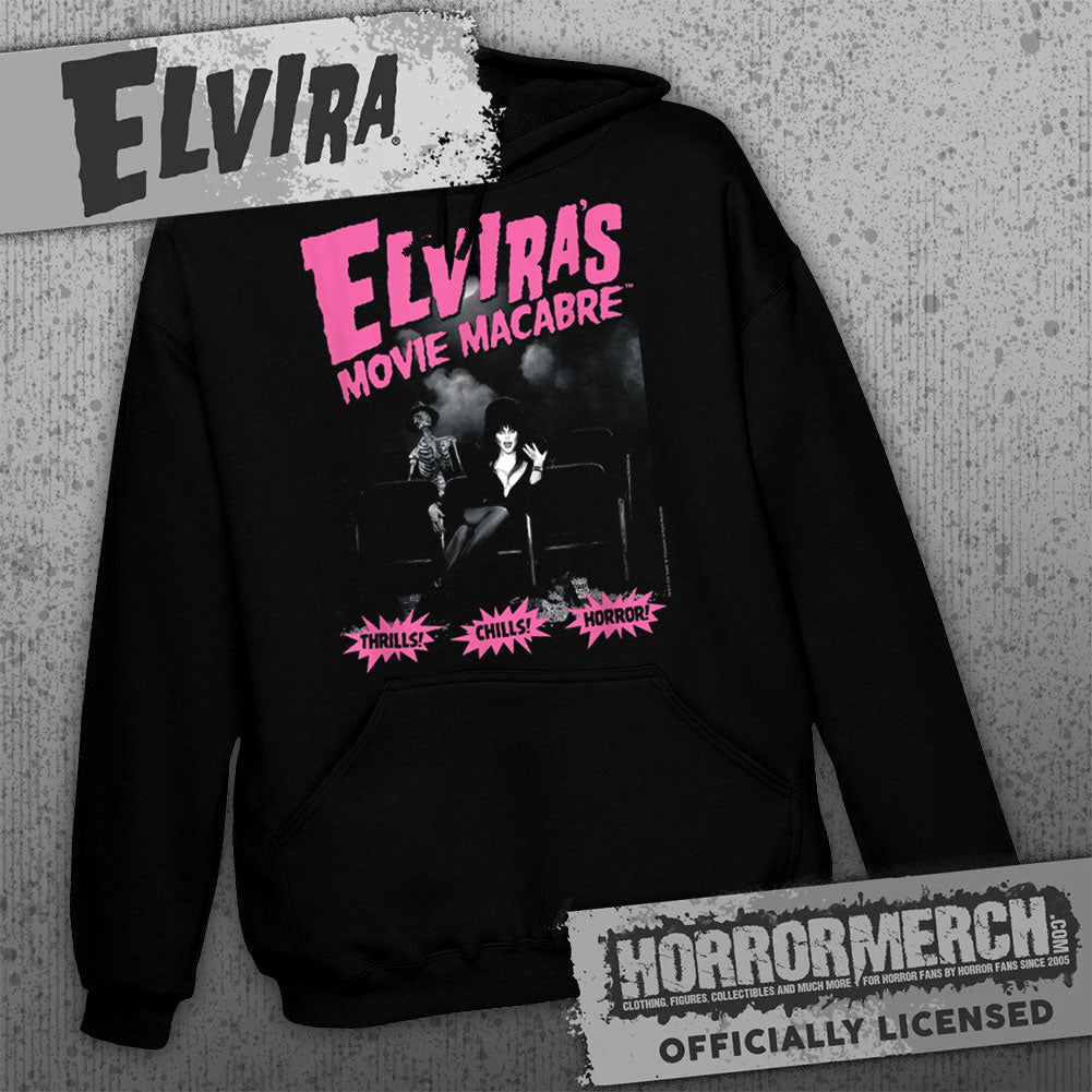Elvira - Thrills Chills Horror [Hooded Sweatshirt]