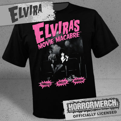 Elvira - Thrills Chills Horror Mens Shirt
