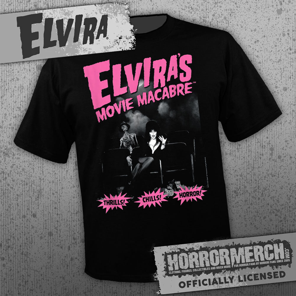 Elvira - Thrills Chills Horror [Womens Shirt]