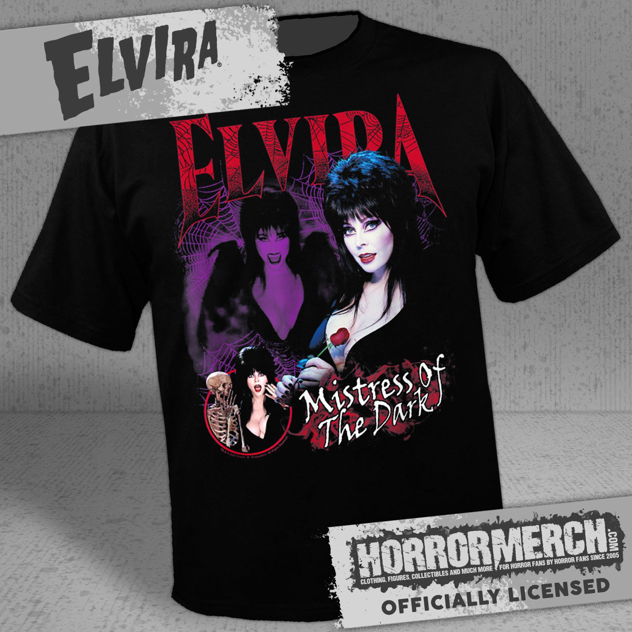 Elvira - Mistress Of The Dark (Demon) Mens Shirt