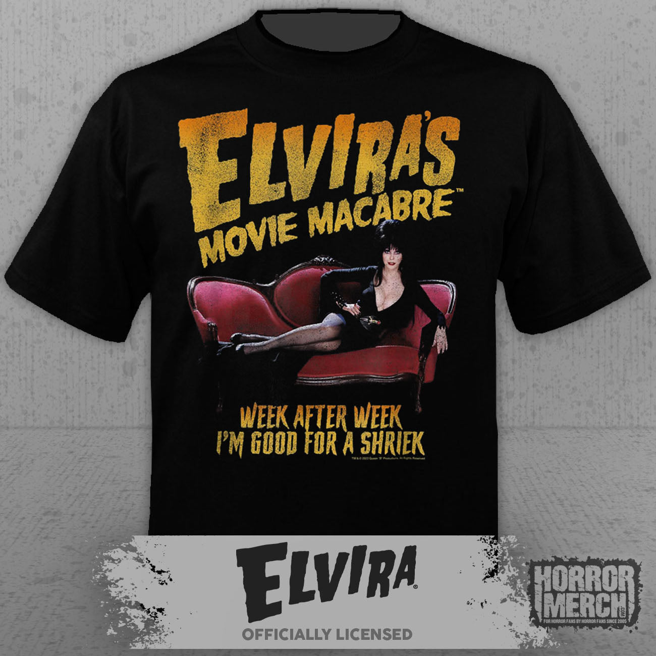 Elvira - Good For A Shriek Womens Shirt
