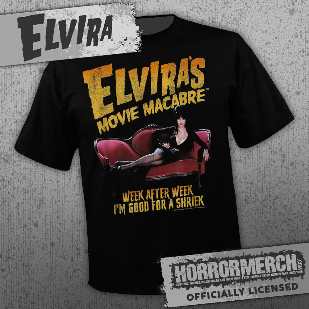 Elvira - Good For A Shriek Womens Shirt