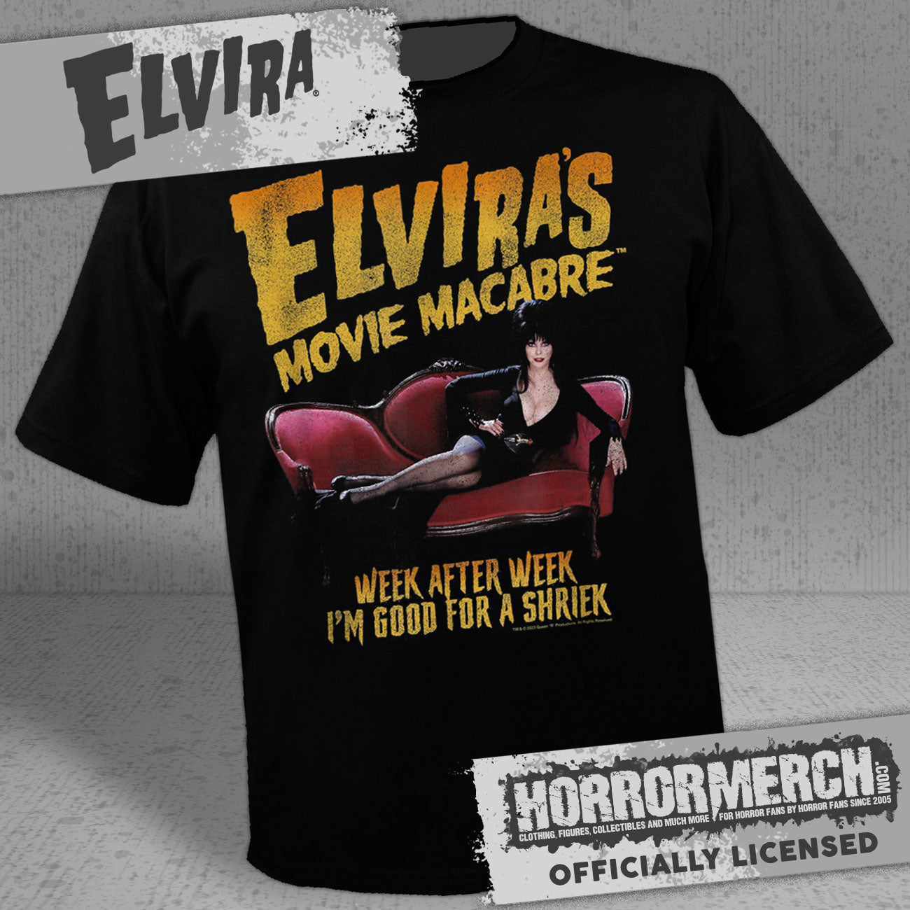 Elvira - Good For A Shriek Mens Shirt