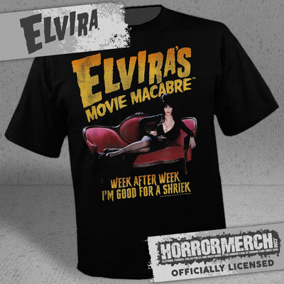 Elvira - Good For A Shriek Mens Shirt