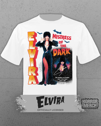 Elvira - Mistress Of The Dark Womens Shirt (White)