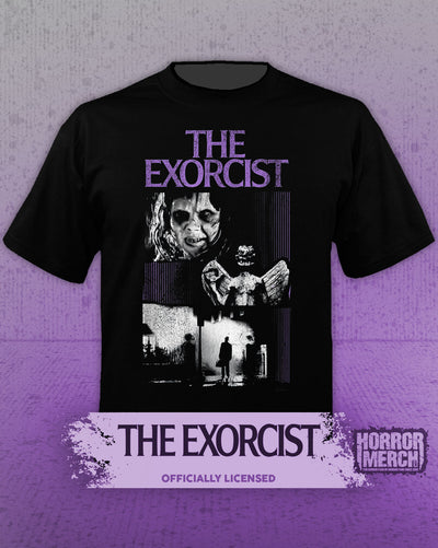 Exorcist - Pazuzu Collage Womens Shirt