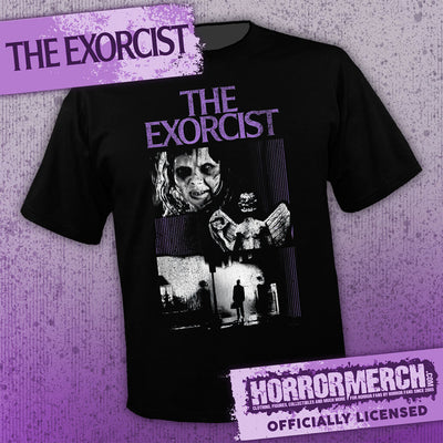 Exorcist - Pazuzu Collage (Purple) Mens Shirt