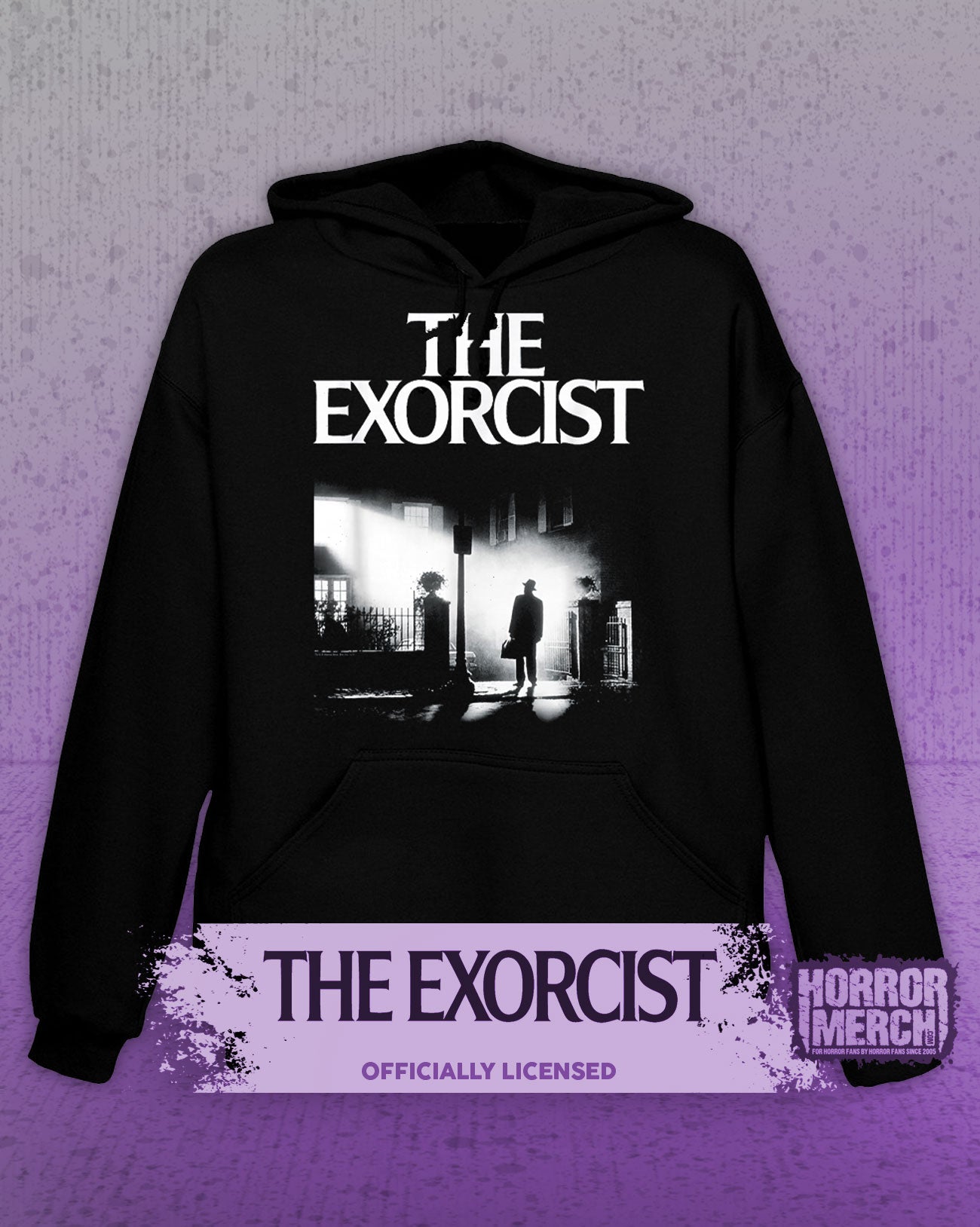 Exorcist - BW Poster Hooded Sweatshirt