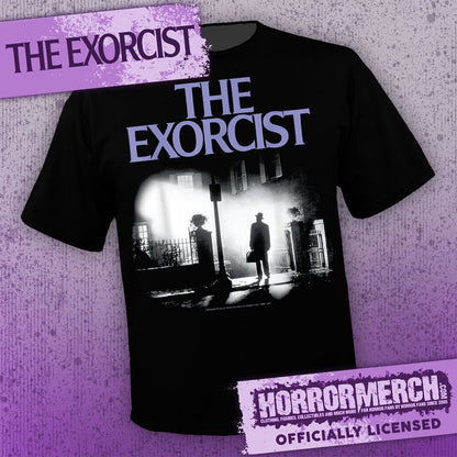 Exorcist - Poster (Purple Text) Mens Shirt