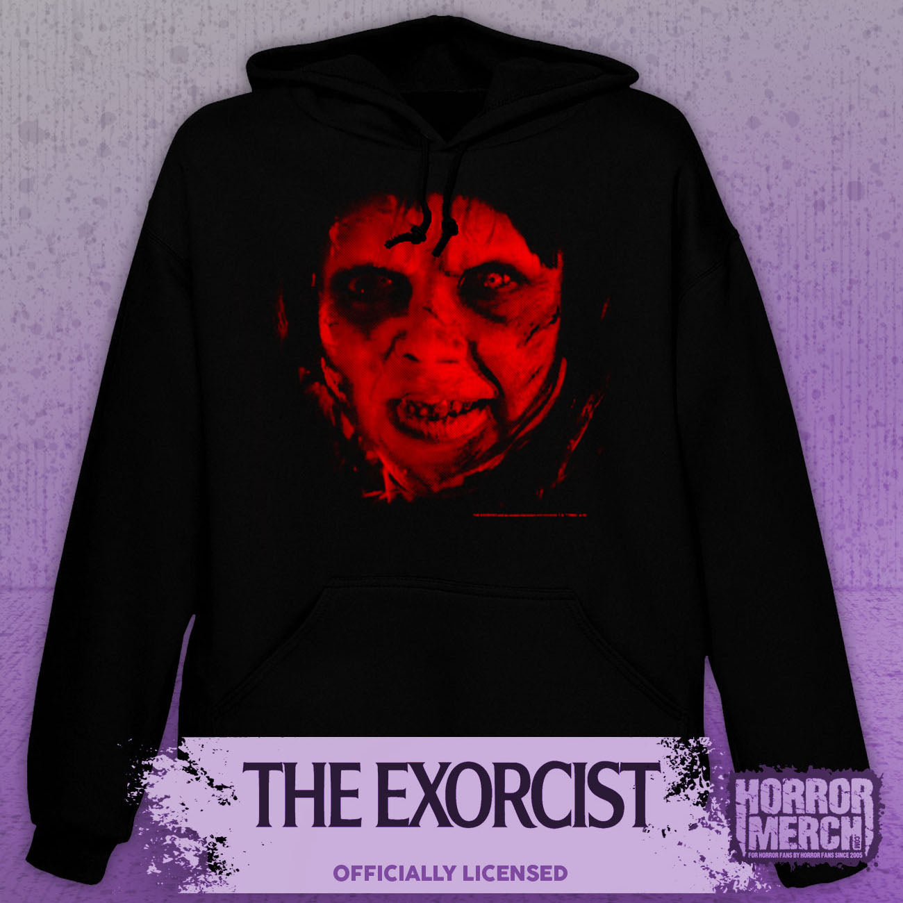 Exorcist - Regan (Red) Hooded Sweatshirt