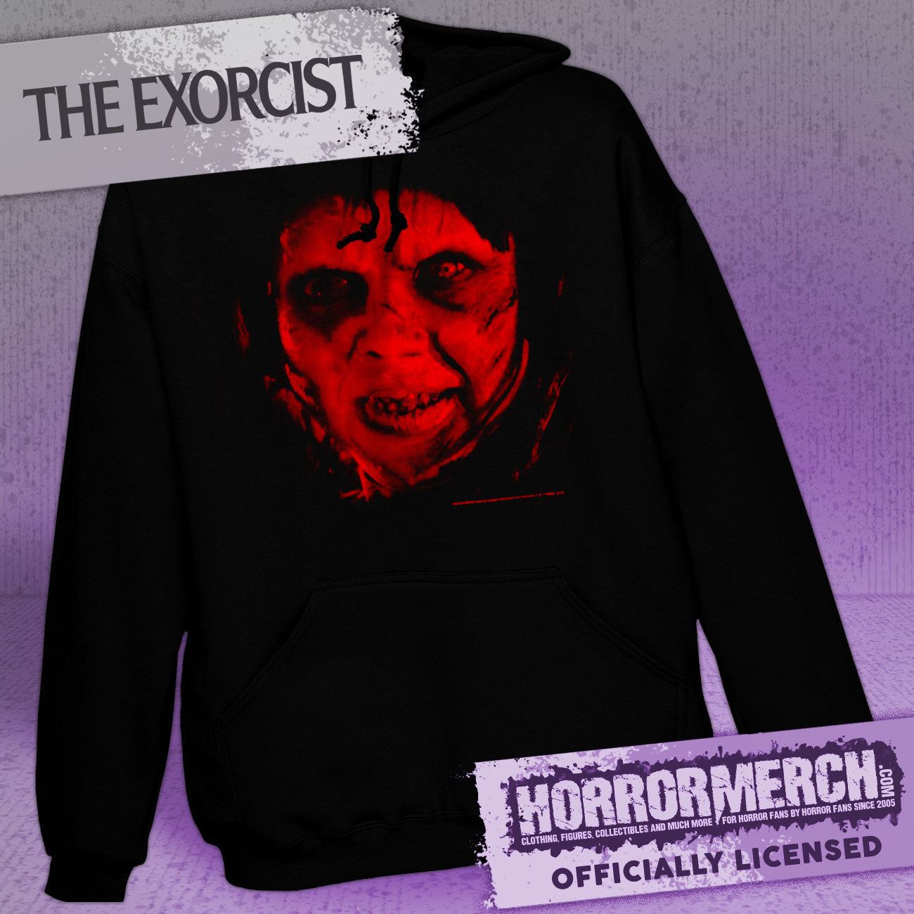Exorcist - Regan (Red) Hooded Sweatshirt