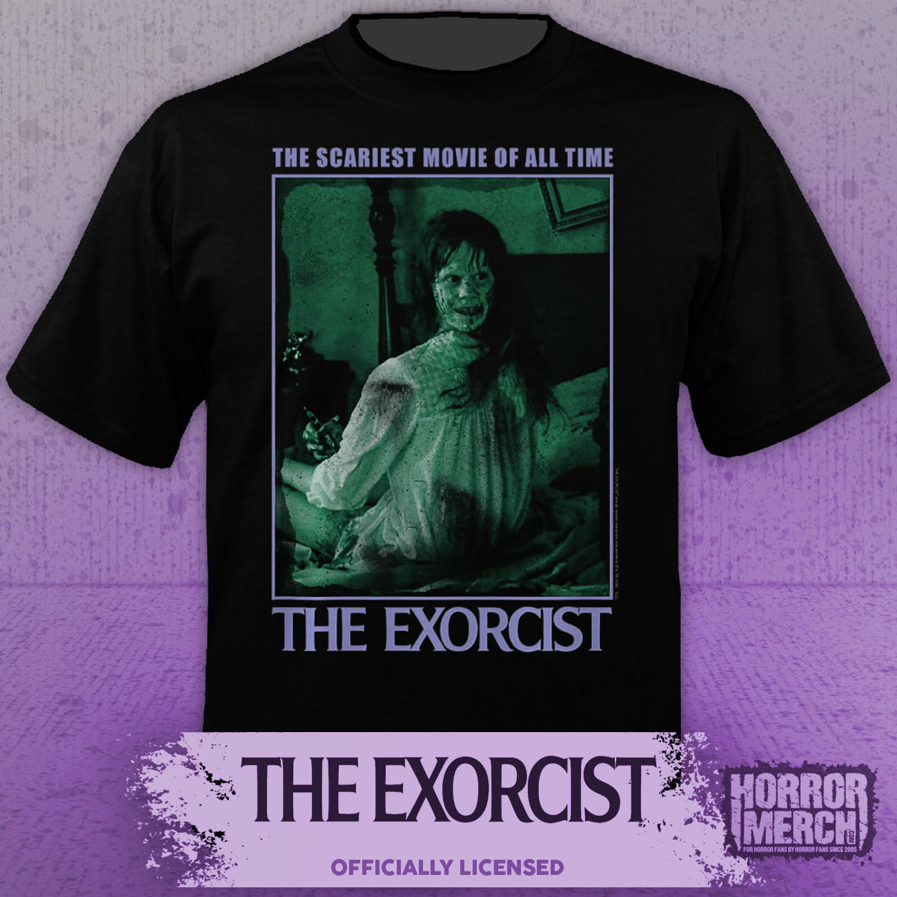 Exorcist - The Scariest Movie Of All Time Mens Shirt