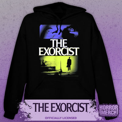 Exorcist - Poster (Split Logo) Hooded Sweatshirt
