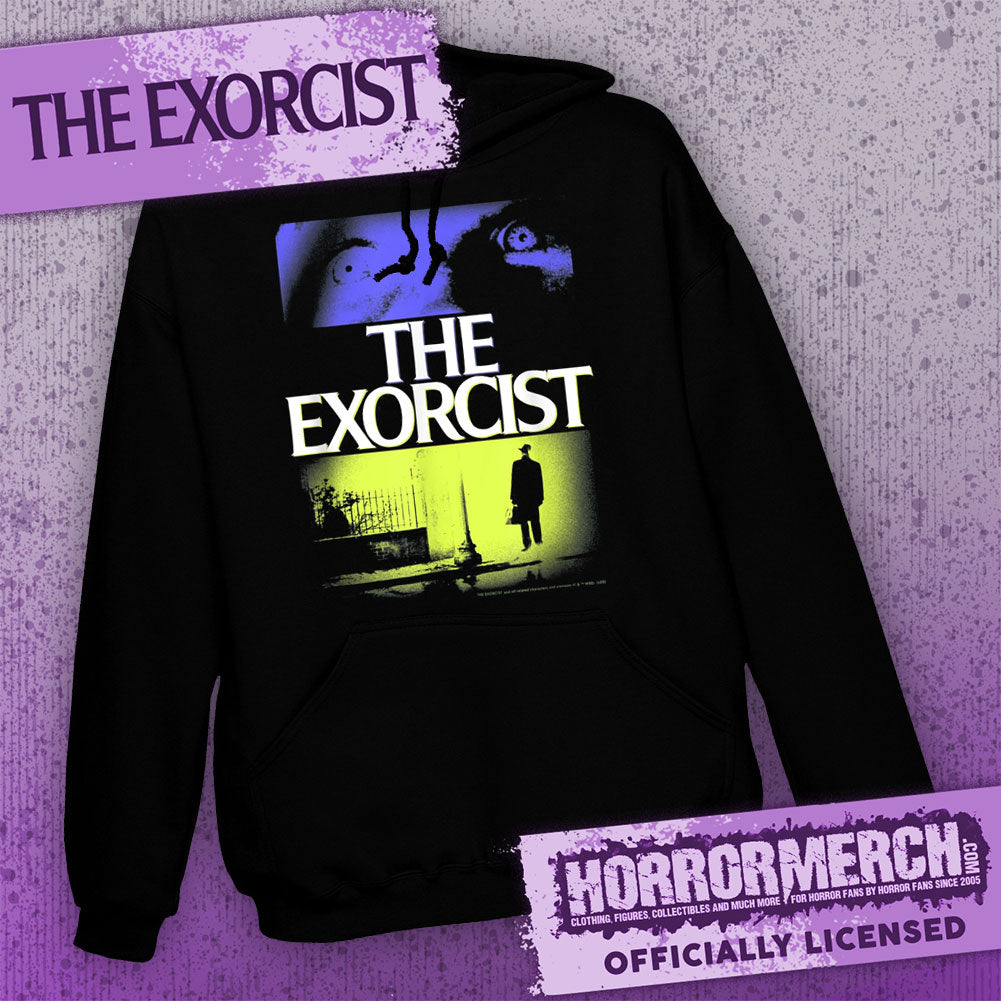 Exorcist - Poster (Split Logo) Hooded Sweatshirt