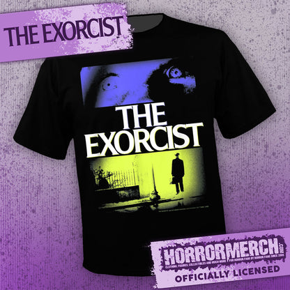 Exorcist - Poster (Split Logo) Mens Shirt