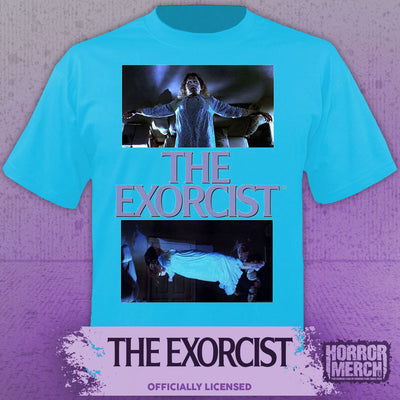 Exorcist - Floating Collage Mens Shirt (Blue)
