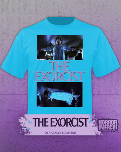 Exorcist - Floating Collage Mens Shirt (Blue)