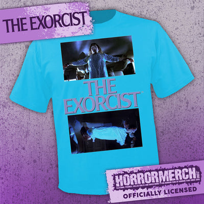 Exorcist - Floating Collage (Blue) Mens Shirt