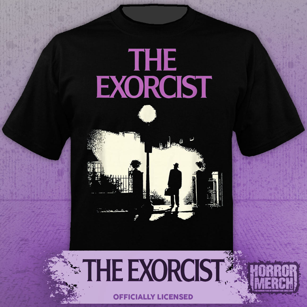 Exorcist - Poster (Pink Logo) Womens Shirt