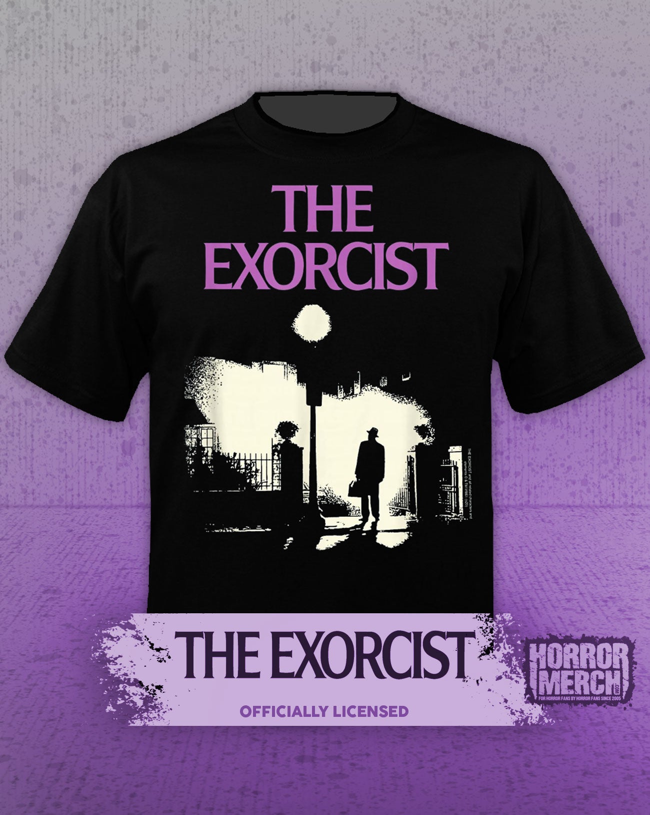 Exorcist - Poster (Pink Logo) Womens Shirt