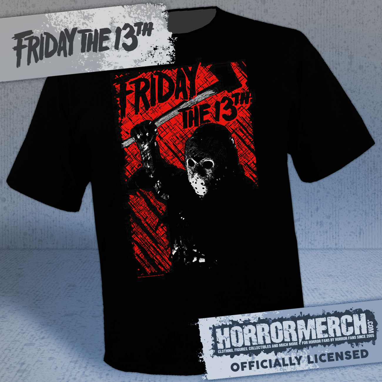 Friday The 13th - New Blood Outline Mens Shirt