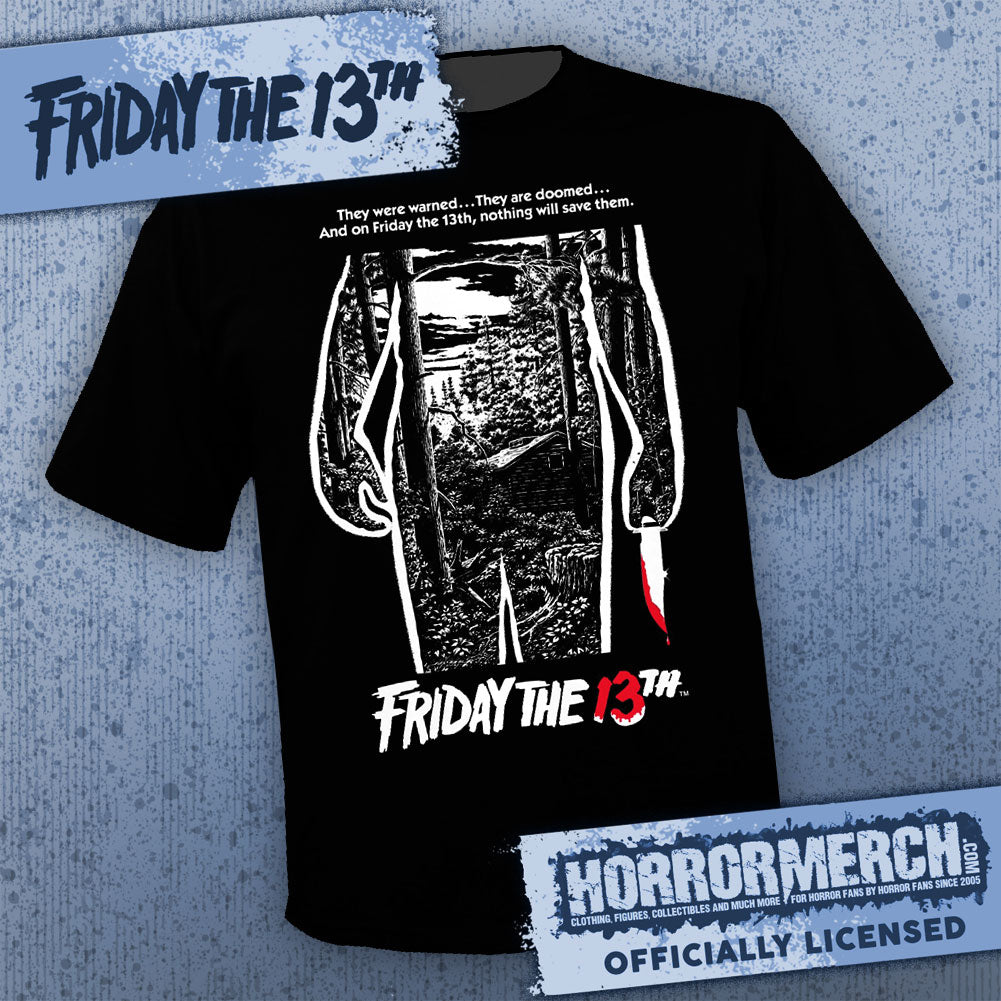 Friday The 13th - Original Cover (BW) Mens Shirt