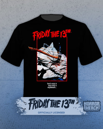 Friday The 13th - Axe Poster Mens Shirt