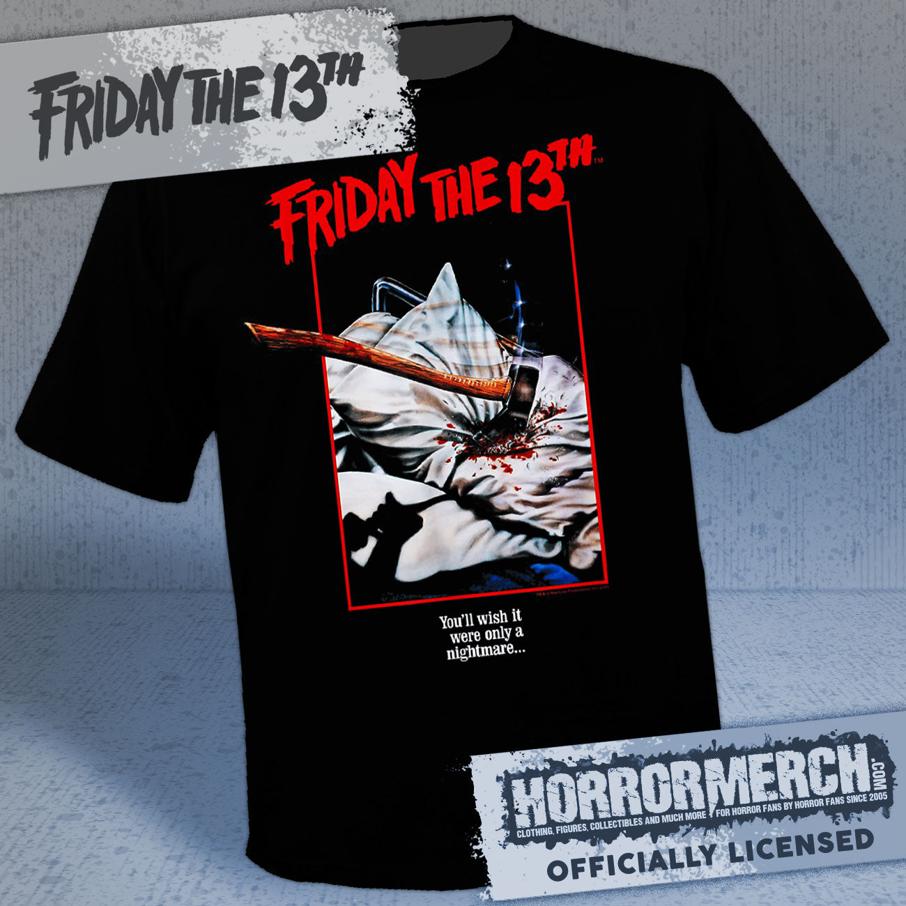 Friday The 13th - Axe Poster Mens Shirt