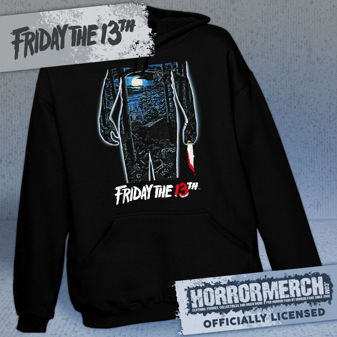 Friday The 13th - Original Poster (Color) Hooded Sweatshirt