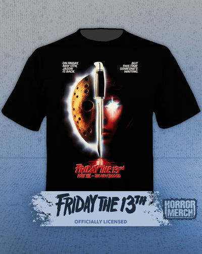 Friday The 13th - New Blood Poster Womens Shirt