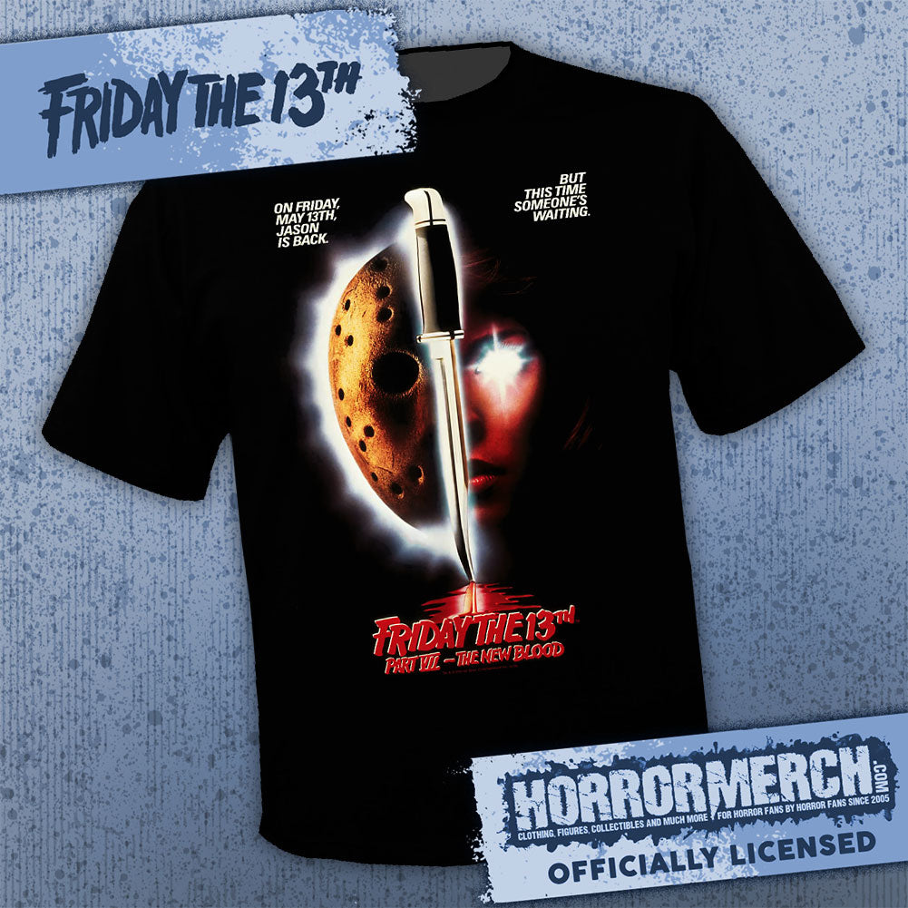 Friday The 13th - New Blood Poster Mens Shirt