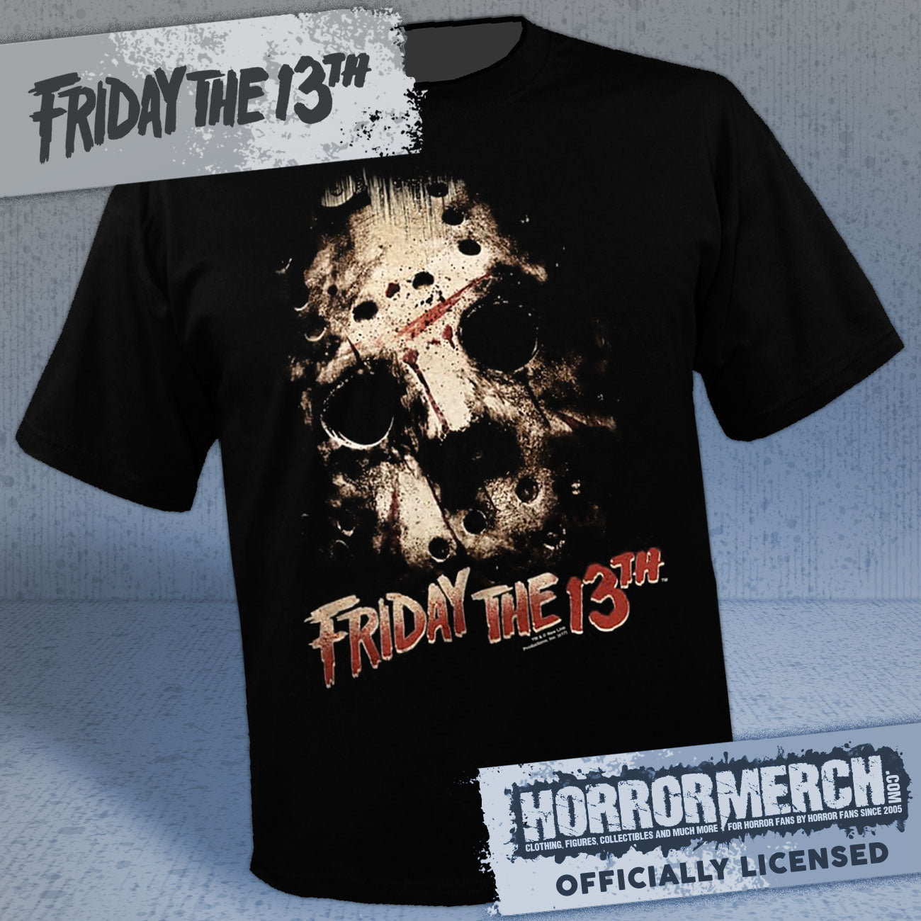 Friday The 13th - Close-Up Mask Womens Shirt
