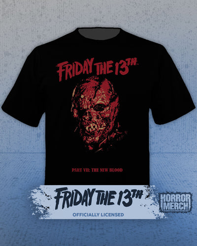 Friday The 13th - New Blood (Unmasked) Mens Shirt