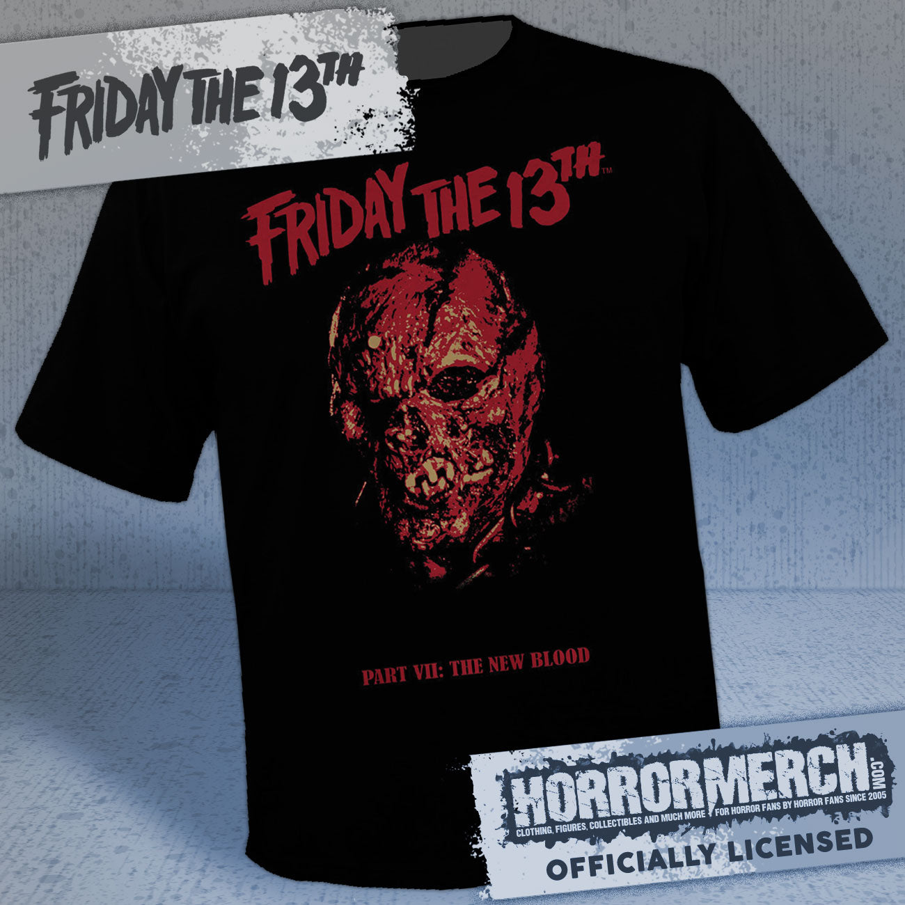 Friday The 13th - New Blood (Unmasked) Mens Shirt