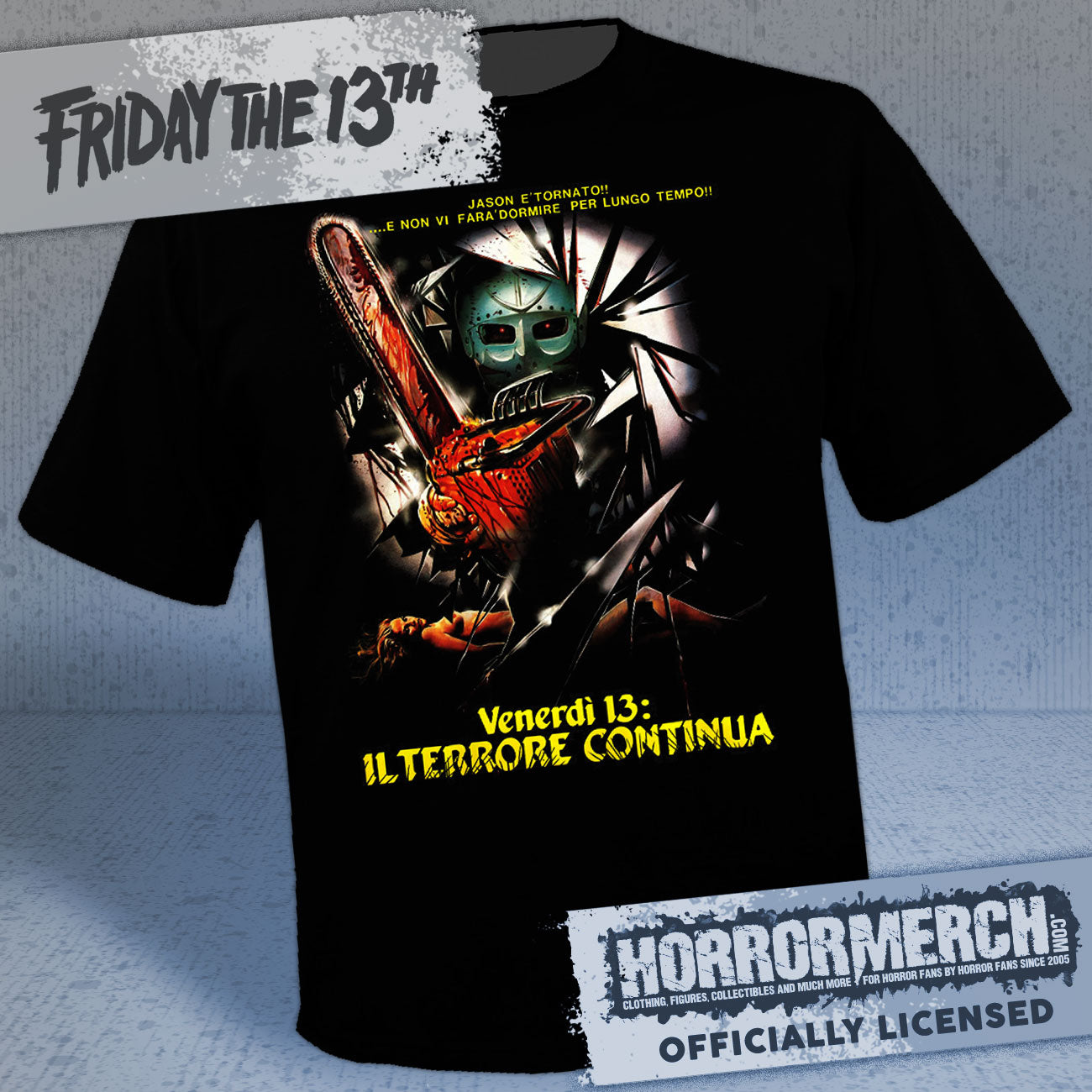 Friday The 13th - French Poster Mens Shirt
