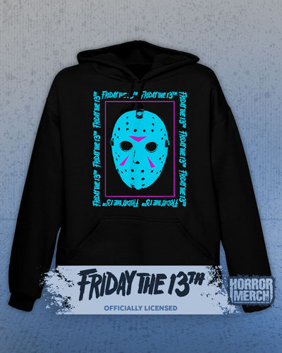 Friday The 13th - Neon Mask Hooded Sweatshirt