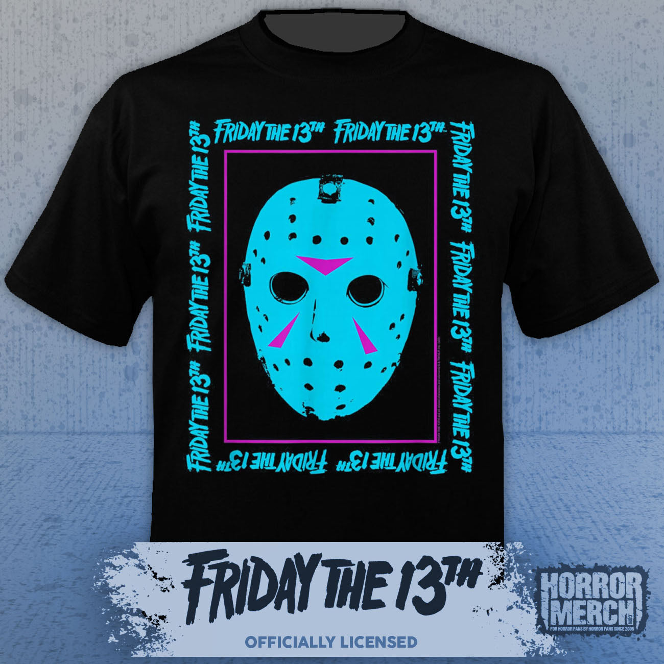 Friday The 13th - Neon Mask Mens Shirt