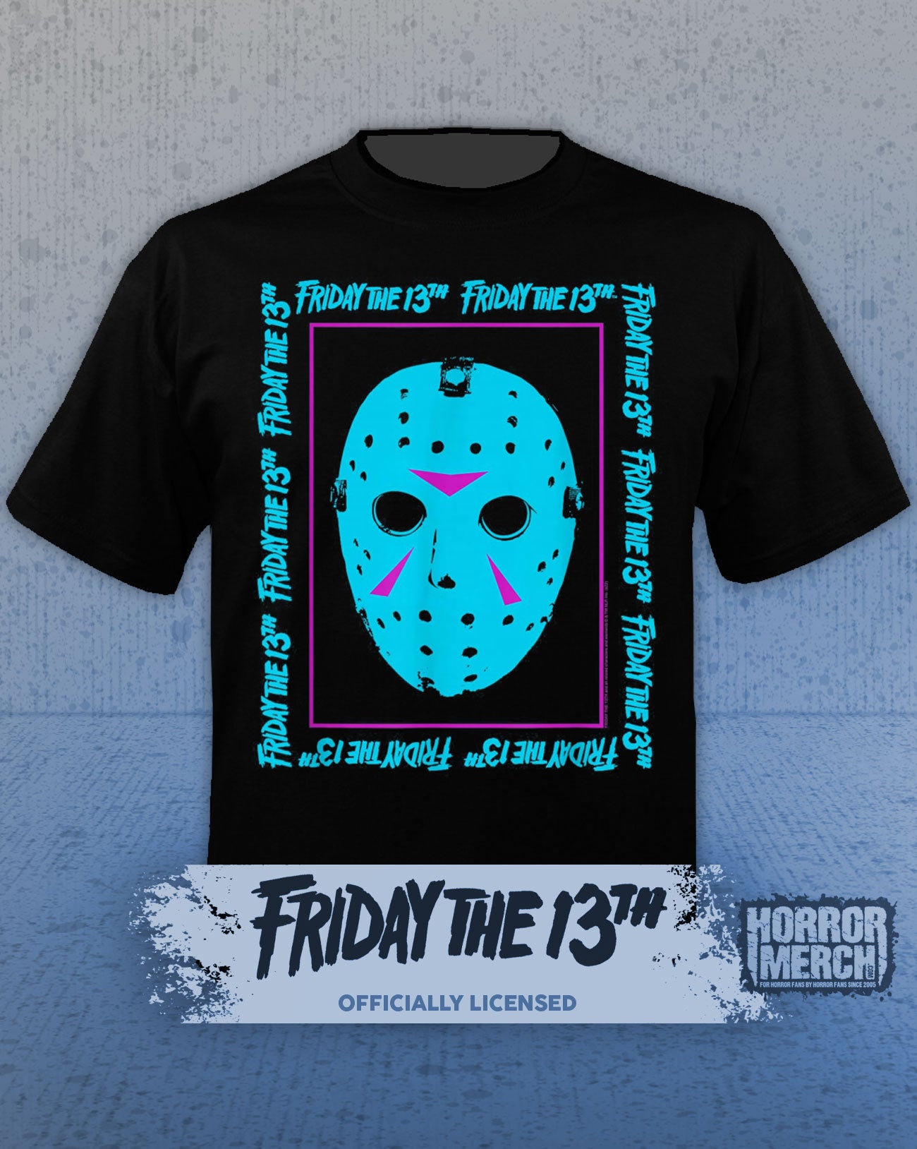 Friday The 13th - Neon Mask Mens Shirt