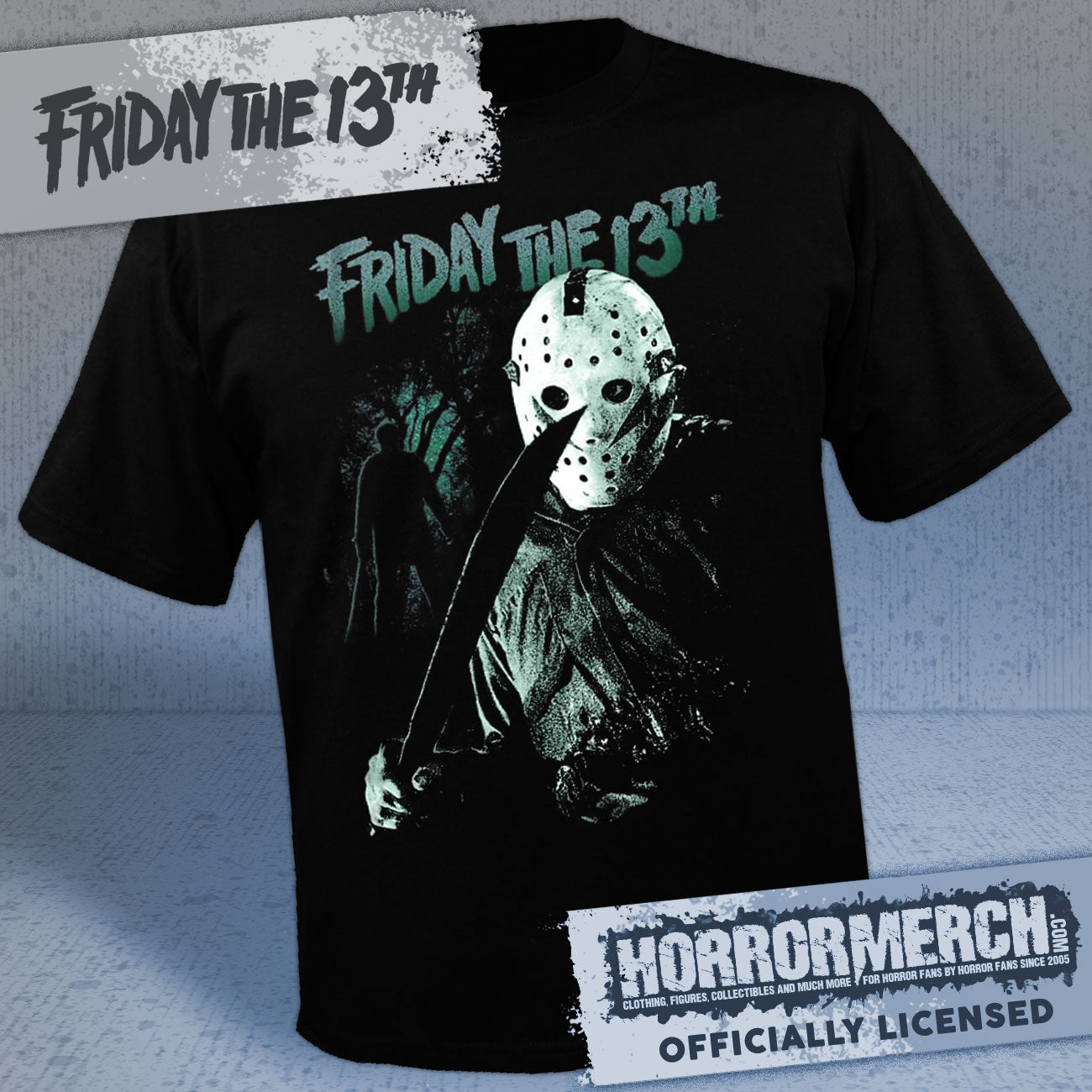 Friday The 13th - Forest Collage Mens Shirt