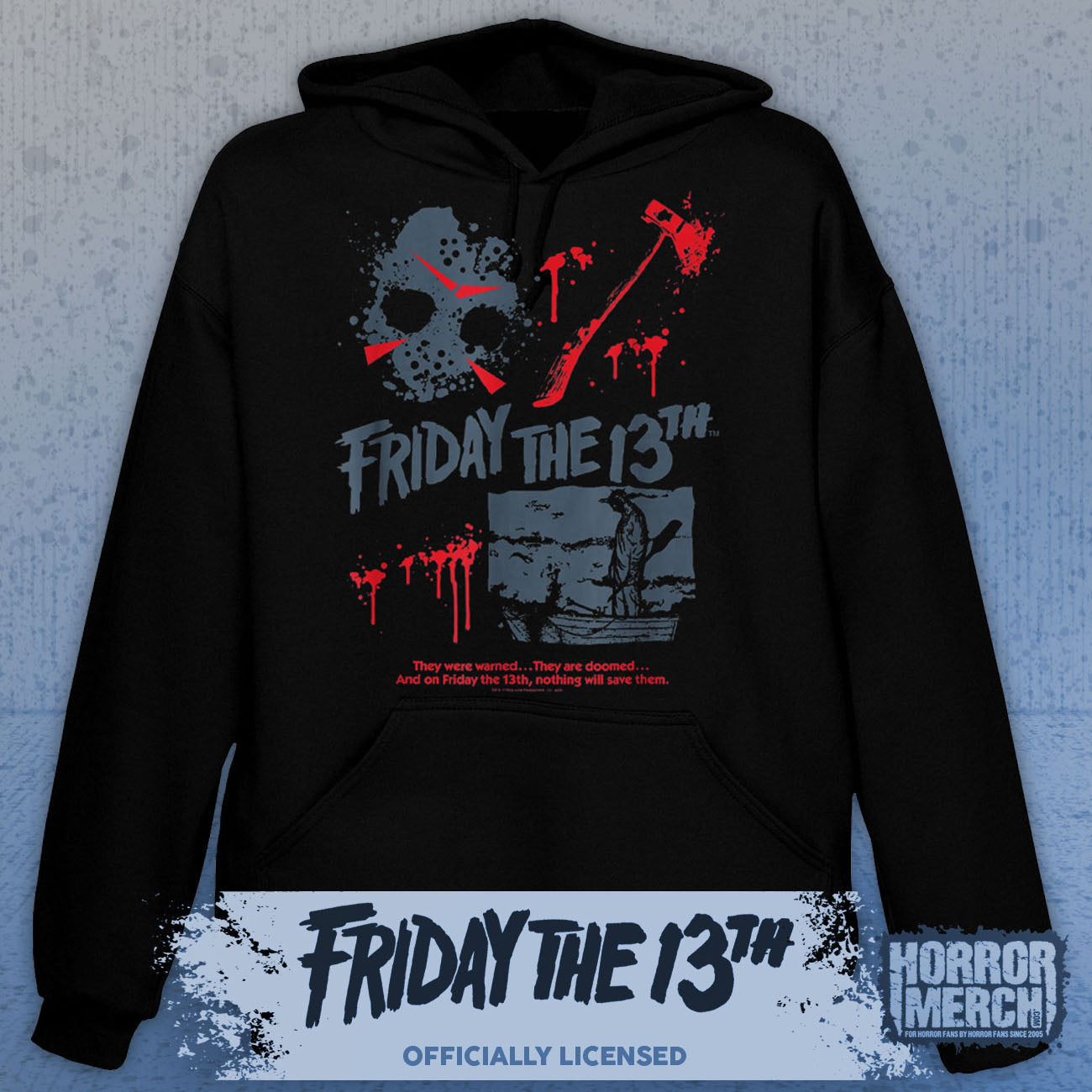 Friday The 13th - Duotone Collage Hooded Sweatshirt