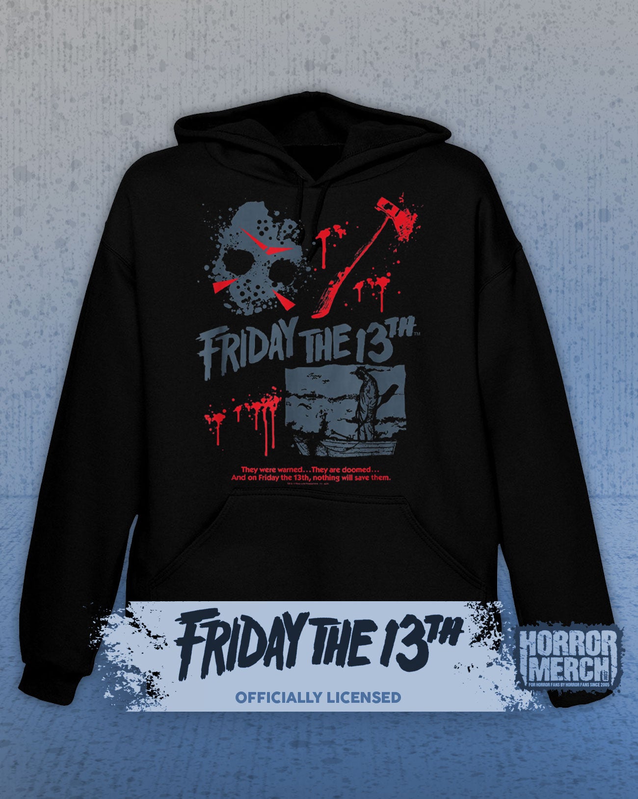 Friday The 13th - Duotone Collage Hooded Sweatshirt