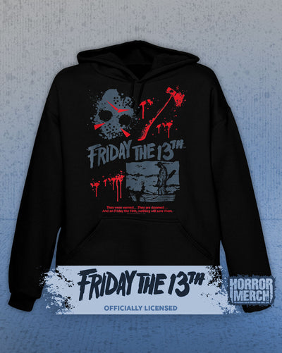 Friday The 13th - Duotone Collage Hooded Sweatshirt