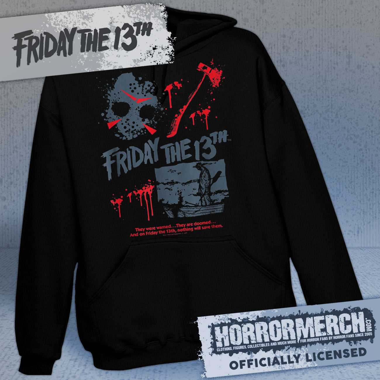 Friday The 13th - Duotone Collage Hooded Sweatshirt