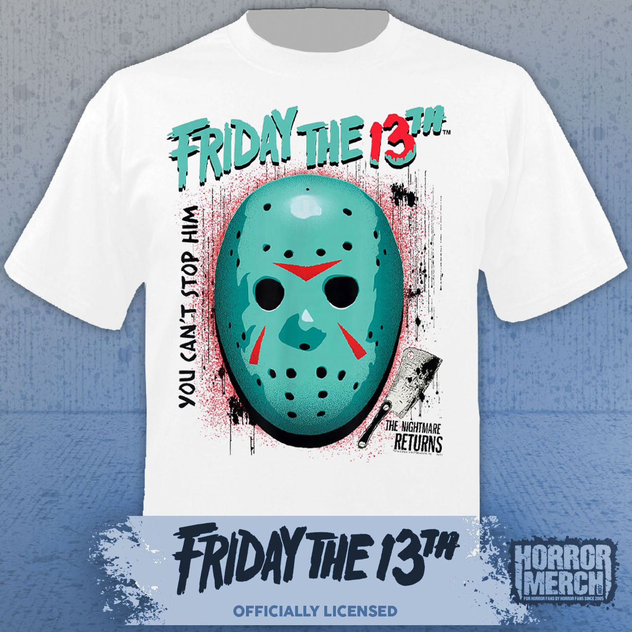 Friday The 13th - Nightmare Returns Mens Shirt (White)