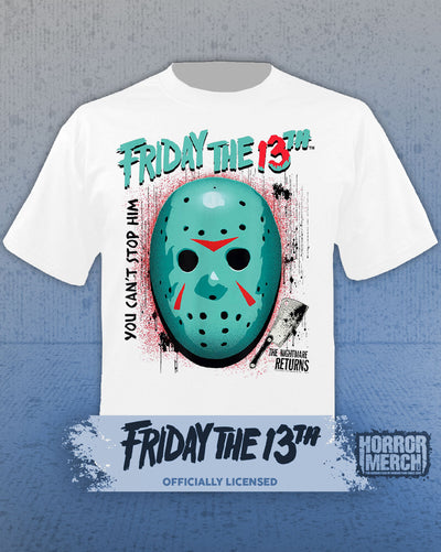 Friday The 13th - Nightmare Returns Mens Shirt (White)